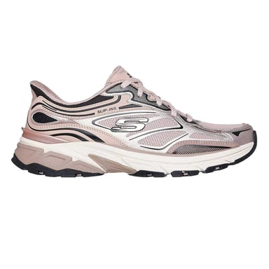 Skechers - Metallic Sneaker für Damen, Zum Reinschlüpfen, Flach (Rosa)