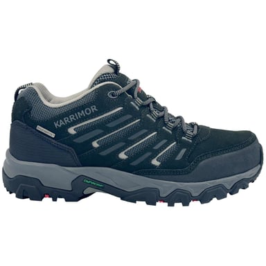 Karrimor - "Mount" Wanderschuhe für Herren, Wildleder, niedrig geschnitten (Schwarz/Grau)