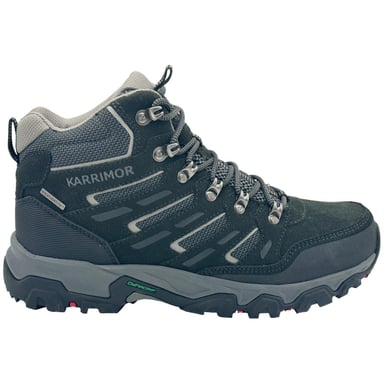 Karrimor - "Mount Mid" Wanderstiefel für Herren, Leder, Wasserfest (Schwarz/Grau)