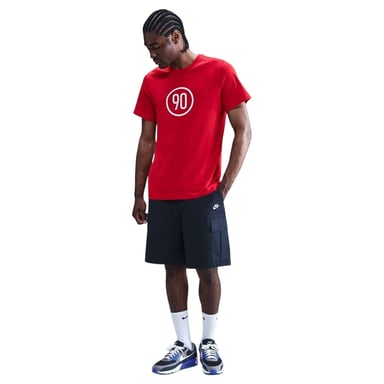 Nike - "Total 90" T-Shirt für Herren (Rot/Weiß)