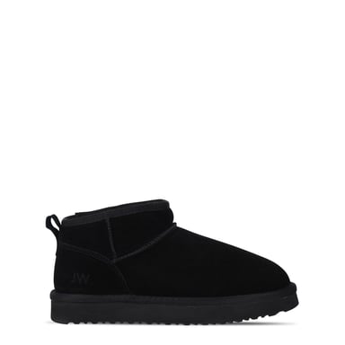 Jack Wills - Stiefel für Damen, Leder (Samtschwarz)
