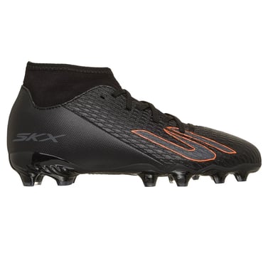 Skechers - "Skx 2" Fußballschuhe mit festem Boden für Kinder (Schwarz/Orange)