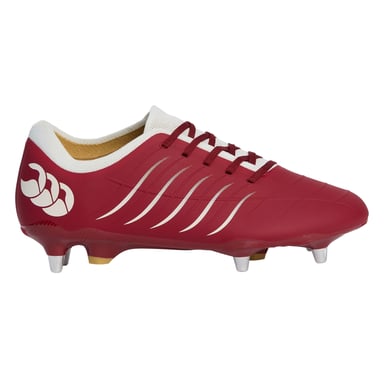Canterbury - "Pro" Rugby-Stiefel für weichen Boden für Herren (Rote Dahlie)
