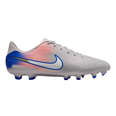 Nike - "Tiempo Legend 10" Fußballschuhe mit festem Boden für Herren/Damen Unisex, Leder (Grau/Blau)