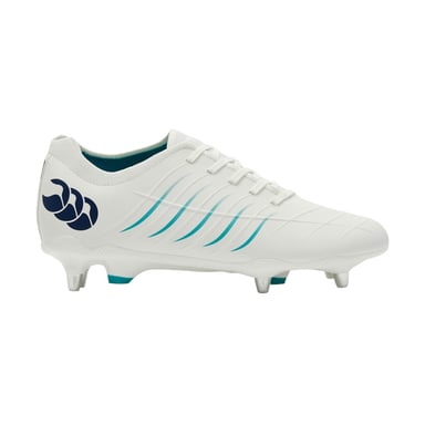 Canterbury - "Phoenix 2.0 Pro" Rugby-Stiefel für weichen Boden für Herren (Weiß/Grün)