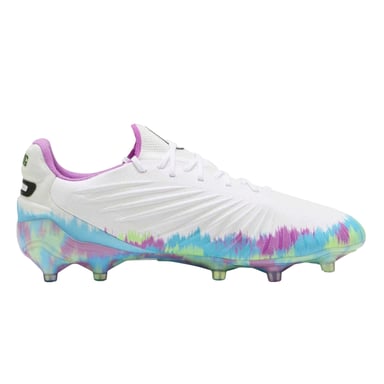 Puma - "King Ultimate Brilliance" Batik Fußballschuhe mit festem Boden für Herren (Weiß)