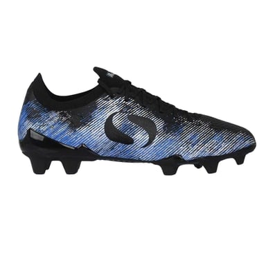 Sondico - Mit Streifen Fußballschuhe mit festem Boden für Herren (Schwarz/Blau)