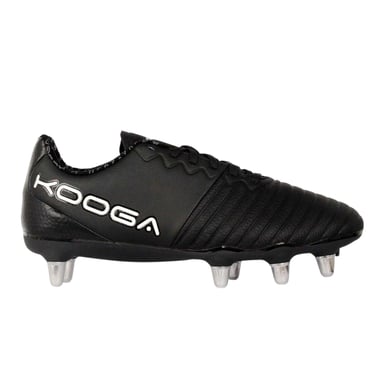 KooGa - "Power SG" Rugby-Stiefel für Herren, Leder (Schwarz/Weiß)