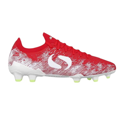 Sondico - Mit Streifen Fußballschuhe mit festem Boden für Herren (Rot/Weiß)