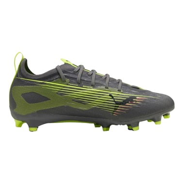 Puma - "Ultra 5 Pro" Fußballschuhe mit festem Boden für Kinder (Silber)
