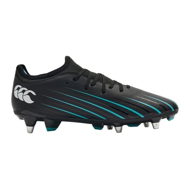 Canterbury - "Speed Falcon 2.0 Team" Rugby-Stiefel für weichen Boden für Herren/Damen Unisex (Schwarz/Grün)