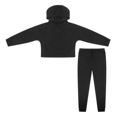 Firetrap - Hoodie und Jogginghosen-Set für Mädchen, Fleece (Schwarz)