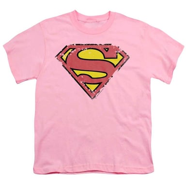 Superman - T-Shirt für Kinder (Pink)