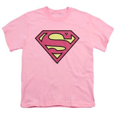 Superman - T-Shirt für Kinder, Baumwolle (Pink)