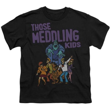 Scooby Doo - "Death Meddle" T-Shirt für Kinder (Schwarz)