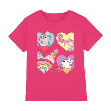 Peppa Pig - T-Shirt für Kinder (Leuchtend Pink)