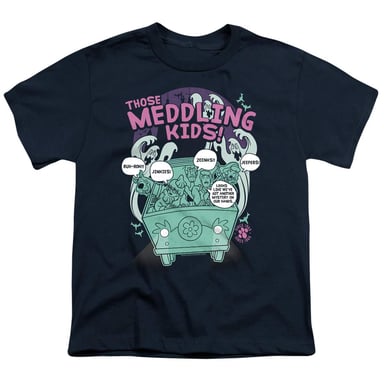 Scooby Doo - "Meddling Since 1969" T-Shirt für Kinder (Marine)