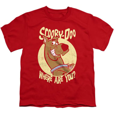Scooby Doo - "Where Are You?" T-Shirt für Kinder (Rot)