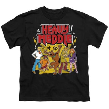 Scooby Doo - "Heavy Meddle" T-Shirt für Kinder (Schwarz)