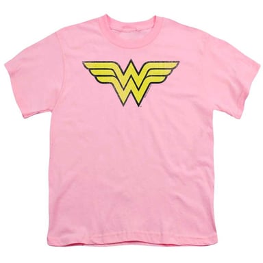 Wonder Woman - T-Shirt für Kinder, Logo (Pink)