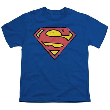 Superman - T-Shirt für Kinder (Königsblau)