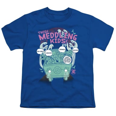 Scooby Doo - "Meddling Since 1969" T-Shirt für Kinder (Königsblau)