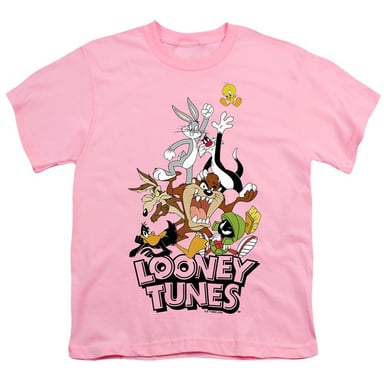 Looney Tunes - "Gang" T-Shirt für Kinder (Pink)