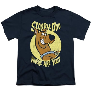Scooby Doo - "Where Are You?" T-Shirt für Kinder (Marine)