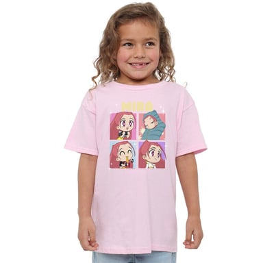 K-Pop Demon Hunters - "Huntrix" T-Shirt für Kinder (Hellrosa)
