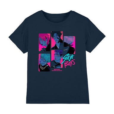 K-Pop Demon Hunters - T-Shirt für Kinder (Marine)
