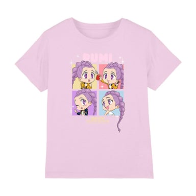 K-Pop Demon Hunters - "Huntrix" T-Shirt für Kinder (Hellrosa)