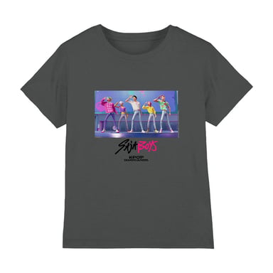 K-Pop Demon Hunters - "Soda Pop" T-Shirt für Kinder (Holzkohle)