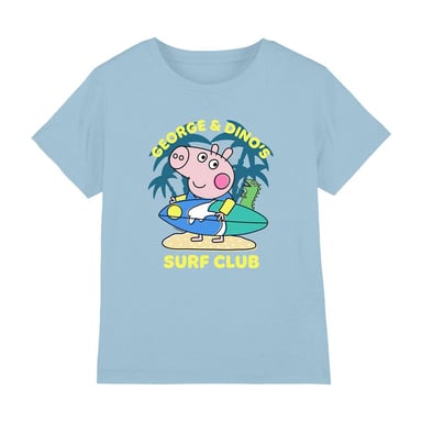 Peppa Pig - "Surf Club" T-Shirt für Kinder (Hellblau)