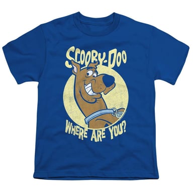 Scooby Doo - "Where Are You?" T-Shirt für Kinder (Königsblau)