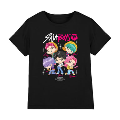 K-Pop Demon Hunters - T-Shirt für Kinder (Schwarz)