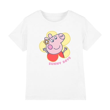 Peppa Pig - "Sunny Days" T-Shirt für Kinder (Weiß)