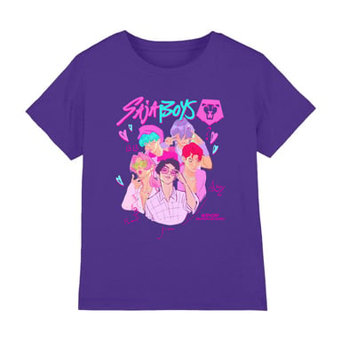 K-Pop Demon Hunters - T-Shirt für Kinder (Violett)