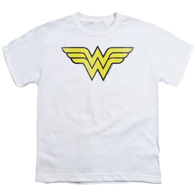 Wonder Woman - T-Shirt für Kinder, Logo (Weiß)