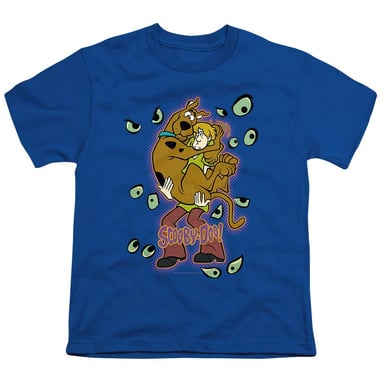 Scooby Doo - "Being Watched" T-Shirt für Kinder (Königsblau)