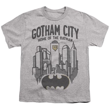 Batman - "Gotham City" T-Shirt für Kinder (Sportliches Heather)
