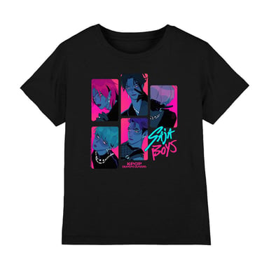 K-Pop Demon Hunters - T-Shirt für Kinder (Schwarz)
