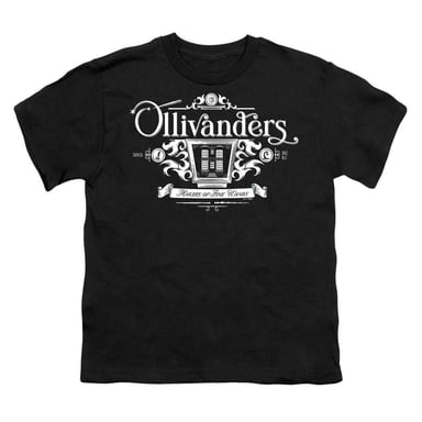 Harry Potter - "Olivanders" T-Shirt für Kinder (Schwarz)