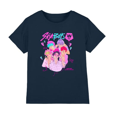 K-Pop Demon Hunters - T-Shirt für Kinder (Marine)