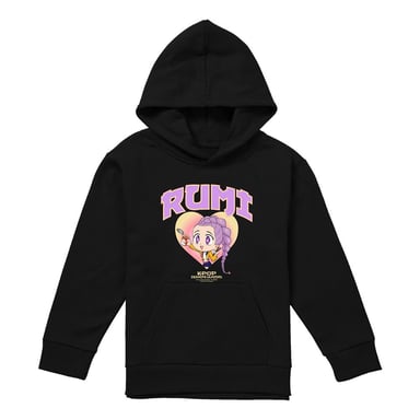 K-Pop Demon Hunters - "Huntrix" Hoodie zum Überziehen für Kinder (Schwarz)