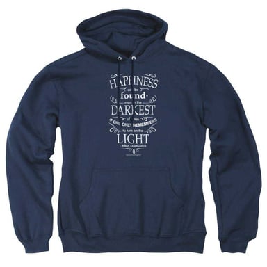 Harry Potter - "Happiness Can Be Found" Kapuzenpullover für Herren/Damen Unisex (Marine)
