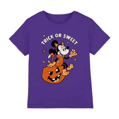 Disney - "Trick Or Sweet" T-Shirt für Kinder (Violett)
