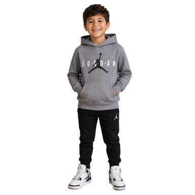 Nike - "Air Jordan Jumpman" Hoodie zum Überziehen für Kinder, mit Kapuze (Dunkelgrau)