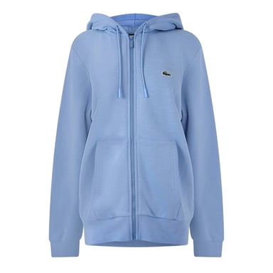 Lacoste - "Basic" Hoodie mit durchgehendem Reißverschluss für Herren, Baumwollmischung (Blau)