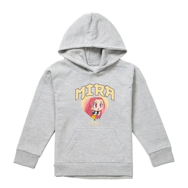 K-Pop Demon Hunters - "Huntrix" Hoodie zum Überziehen für Kinder (Grau meliert)