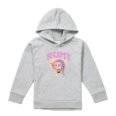 K-Pop Demon Hunters - "Huntrix" Hoodie zum Überziehen für Kinder (Grau meliert)